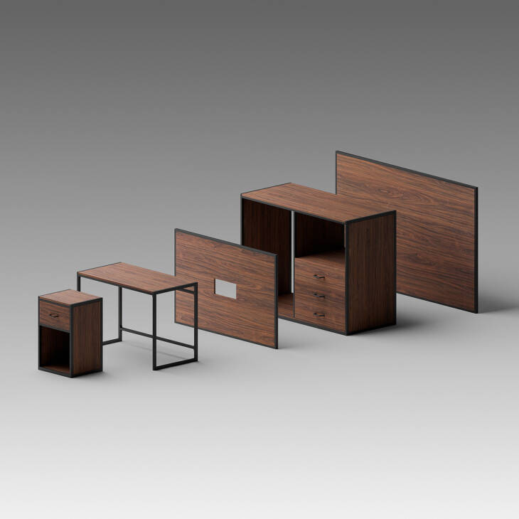 Canyon Walnut - Metawood | Hotel Room Furniture Set | Holt Furniture