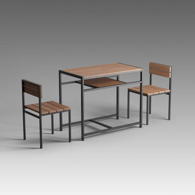 Dining Table with 2 chairs