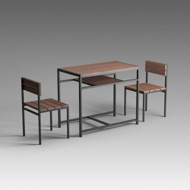 Dining Table with 2 chairs