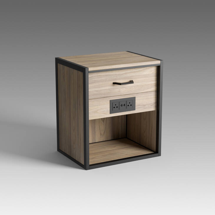 Hotel nightstands with charging ports for Hotels | Holt Furniture