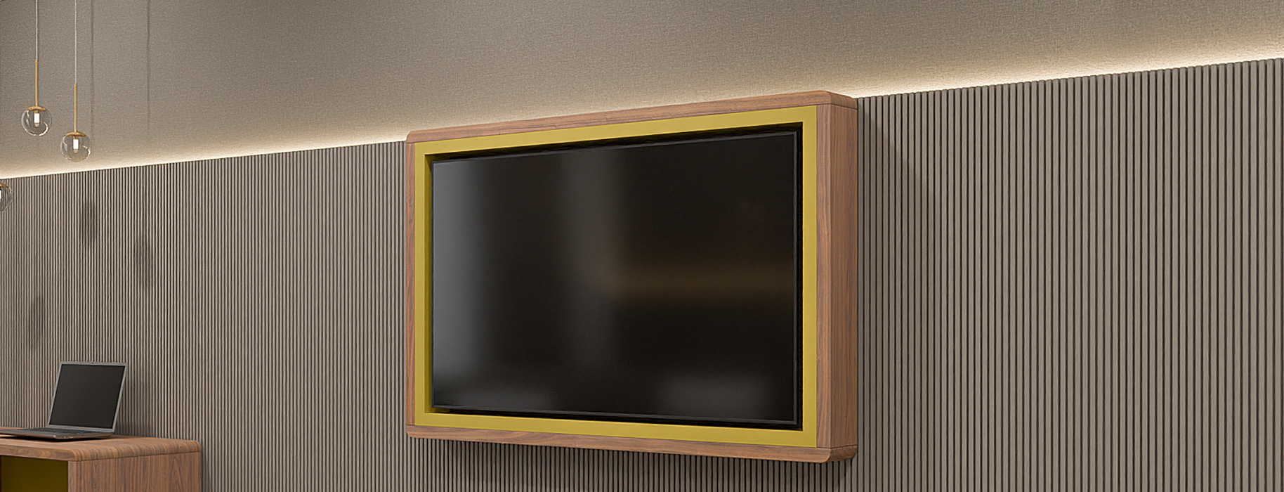 TV Panel – Titter Walnut