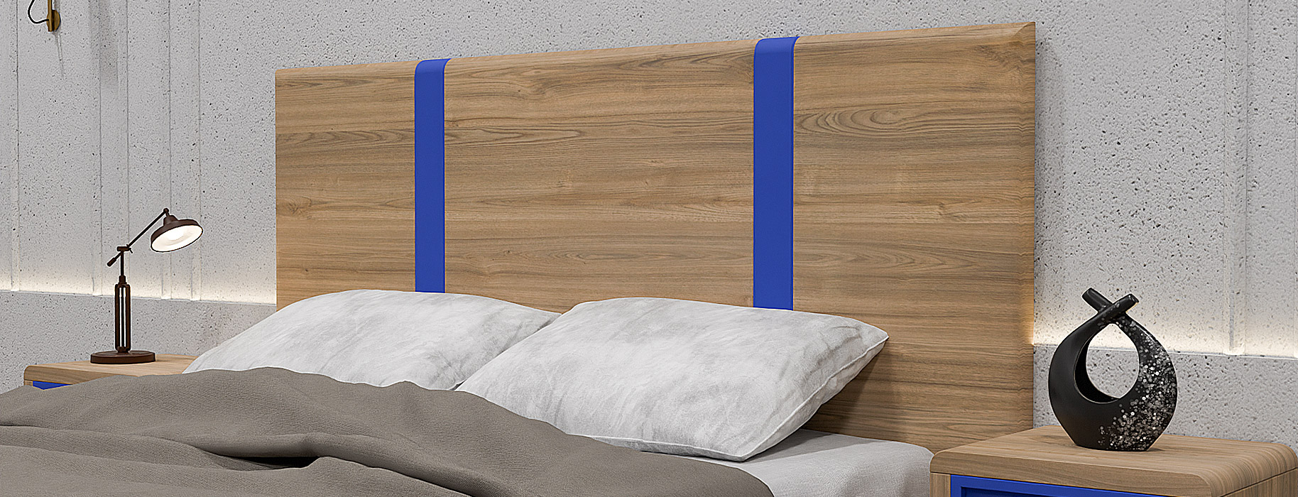 Headboard – Full – Narrow leaved Elm