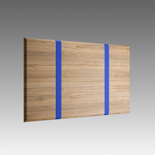 Narrow leaved Elm color Headboard - King - Duotone by Holt Furniture