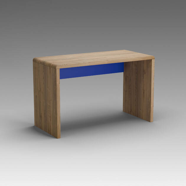 Narrow leaved Elm color Study Desk - Duotone by Holt Furniture