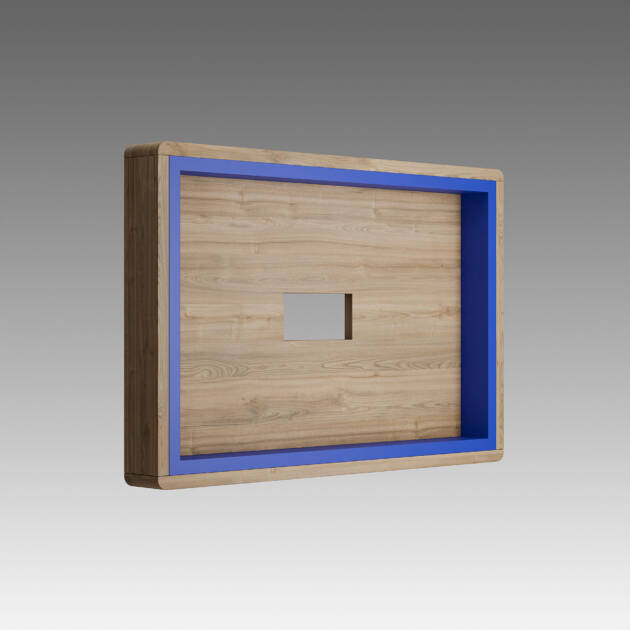 Narrow leaved Elm color TV Panel - Duotone by Holt Furniture